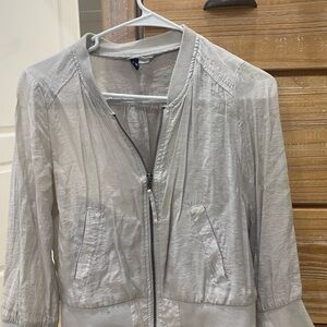 Women's Gray Bomber Jacket